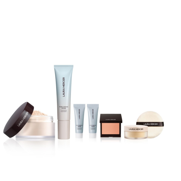 水潤養膚持妝組合! 皇牌持久底妝套裝 HK$750 (價值：HK$1,185)  •  柔光透明蜜粉 (貨裝) •  自選極緻全效養膚底霜 (貨裝) •  迷你極緻潤澤養膚底霜 x 2 •  迷你極致潤色胭脂 - 指定色號 •  迷你柔焦保濕蜜粉 •  迷你天鵝絨粉撲