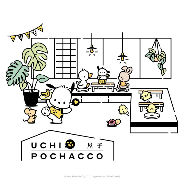 屋子cafe推Pochacco主題店！超多打卡位！Pochacco奶油卷蛋/戚風蛋糕