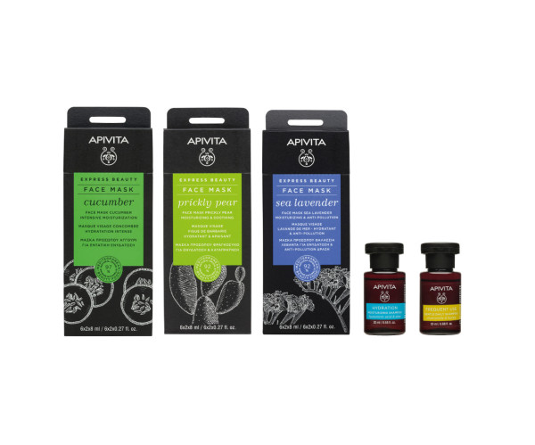 高效保濕鎖水面膜套裝 – 66 折 優惠價: HK$ 690 (價值: HK$ 1,050) 套裝包括:  青瓜高效保濕面膜 1 盒  仙人掌鎖水滋潤面膜 1 盒  星晨花保濕抗氧化面膜 1 盒  透明質酸蘆薈保濕洗髮水 20ml 1 支  洋甘菊蜂蜜溫和洗髮水 20ml 1 支