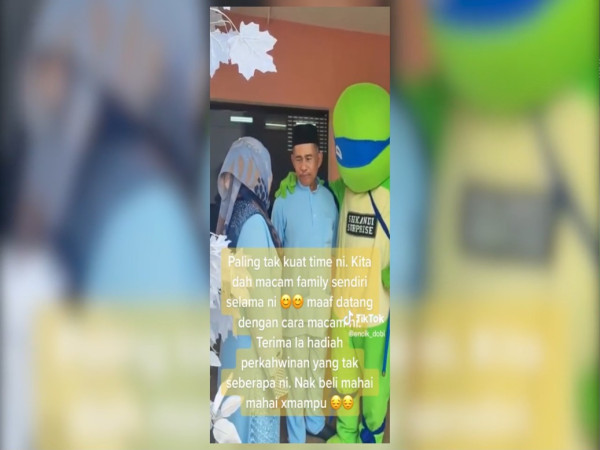 謎之忍者龜擅闖婚禮 除下頭套揭8年悲傷愛情故事！ 