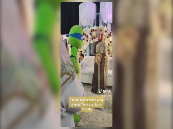 謎之忍者龜擅闖婚禮 除下頭套揭8年悲傷愛情故事！ 