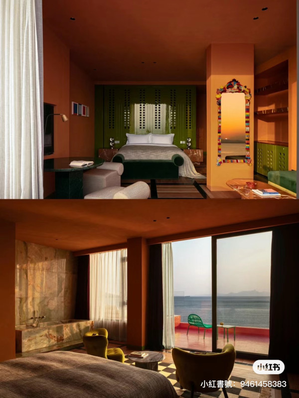 深圳南澳懸崖海景餐廳「苫也 Sanyea」 絕美日落靚景/水池圓形卡座/打卡旋轉樓梯