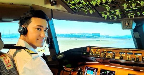 TVB小生再扮機長拍廣告有型有款 曾被讚有潛質做機師：撈唔掂演員會試 