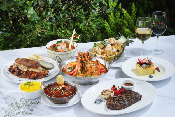 太平山餐廳全新初夏菜式 泰式古法咖喱炒大蝦／香燒豬腩肉意大利麵包／南非和牛西冷牛扒