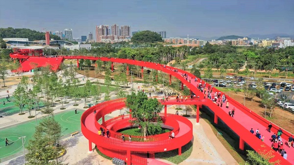 虹橋公園（圖片來源：深圳市城市管理和綜合執法局辦公室）
