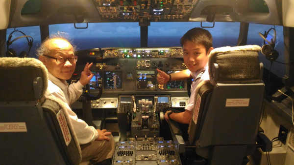 台北飛行模擬機中心（圖片來源：台北飛行模擬機中心Taipei Flight Simulator Center FB）