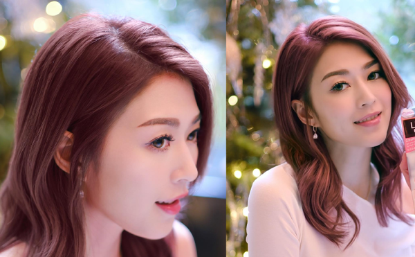 免漂髮色8.玫瑰粉棕色