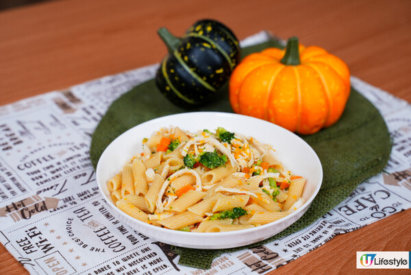 寵物南瓜雞肉白汁意粉｜寵物鮮食食譜／簡易4步／無麩質／營養均衡