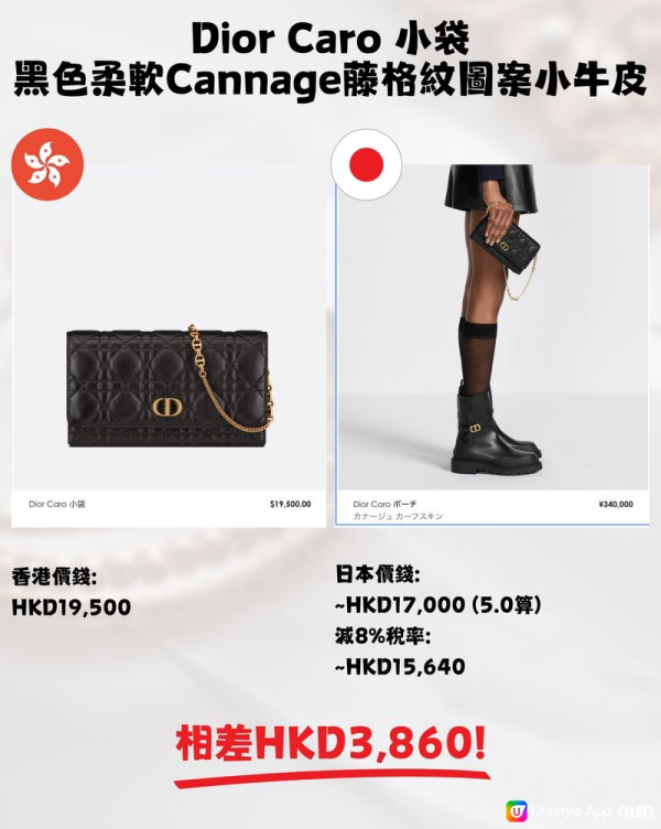 日圓低位|盤點DIOR12款包包、皮具、飾物 最高可慳近萬元!(圖片來源:U Lifestyle 社群用戶 @Yanice Chu) 日圓低位|盤點DIOR12款包包、皮具、飾物 最高可慳近萬元!(圖片來源:U Lifestyle 社群用戶 @Yanice Chu)