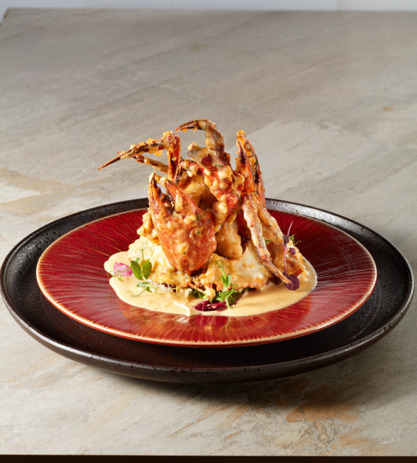 海景星馬菜餐廳推出全新海鮮菜式   芙蓉燒蟹／流沙牛油蟹／中環分店裝修重開