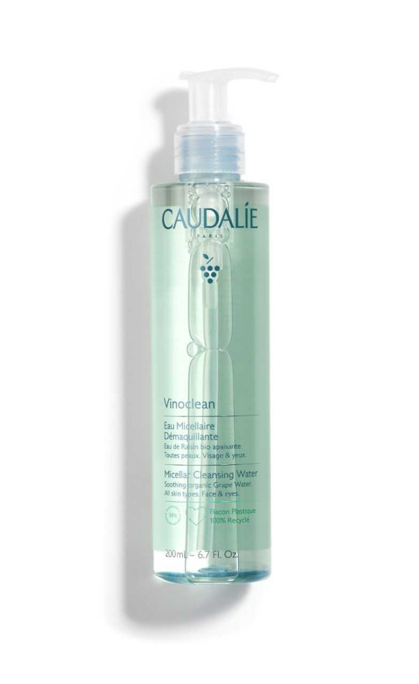 好用卸妆水推荐10：Caudalie Vinoclean Micellar Cleansing Water 葡萄籽三合一洁肤水 HK$180/ 200ml