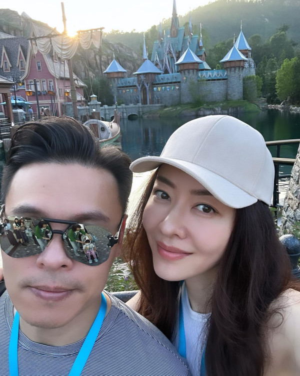 熊黛林與老公甜蜜照/圖片來源： IG@lynnx1010