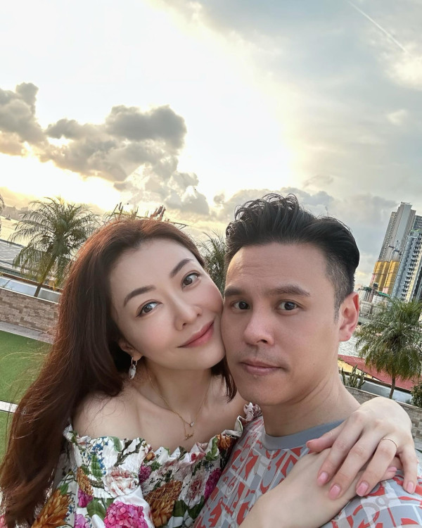 熊黛林與老公甜蜜照/圖片來源： IG@lynnx1010