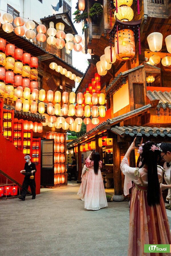 深圳火鍋｜深圳打卡餐廳「長安亭院重慶火鍋」 還原唐朝大街/紅燈籠/試穿古裝漢服打邊爐 