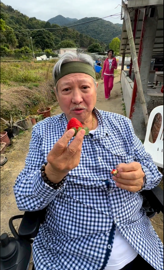 72歲洪金寶坐輪椅逛深圳超市被巧遇 內地粉絲讚一個舉動勁親民 