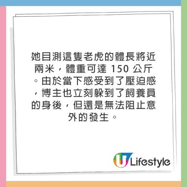 恐怖意外｜女遊客泰國參觀老虎園慘被咬傷！飼養員多次要求將臉貼近 
