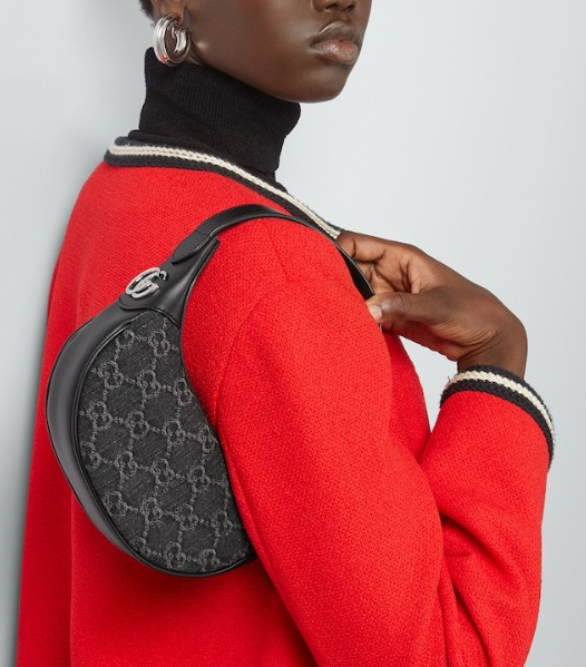 黑色名牌手袋入門推介5. Gucci OPHIDIA GG迷你袋 HK$8,300