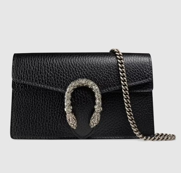 黑色名牌手袋入門推介6. Gucci DIONYSUS皮革超迷你袋 HK$9,500