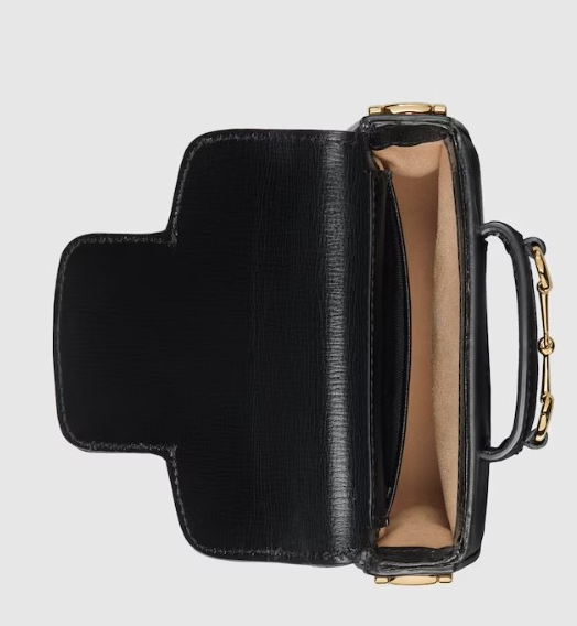 黑色名牌手袋入門推介8. GUCCI HORSEBIT 1955超迷你袋 HK$ 13,600
