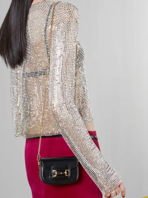 黑色名牌手袋入門推介8. GUCCI HORSEBIT 1955超迷你袋 HK$ 13,600