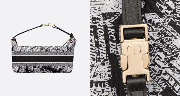 黑色名牌手袋入門推介10. Dior中碼DiorTravel Nomad 小袋 HK$11,500