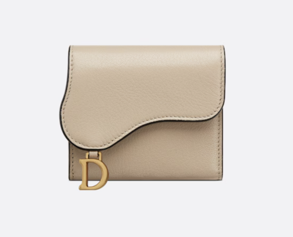名牌銀包2024推薦3.Dior Saddle Lotus 銀包