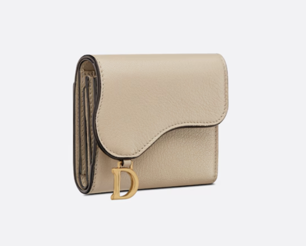 名牌銀包2024推薦3.Dior Saddle Lotus 銀包