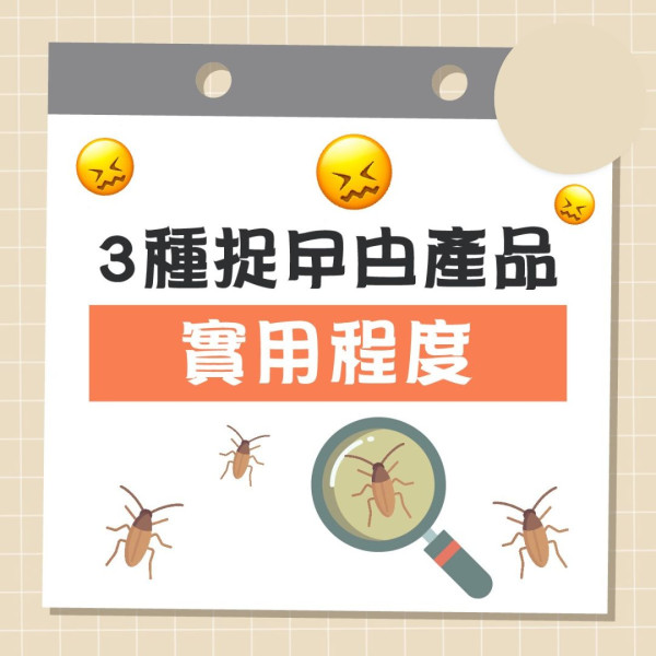 殺蟑螂丨殺蟲水難根治？曱甴屋要放邊？3大殺曱甴產品優劣 專家教正確使用方法