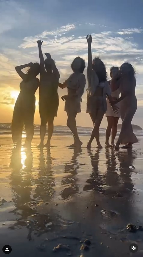 佘詩曼罕曬泳衣照大騷長腿 與「七魔女」閨密出遊獨欠一人 