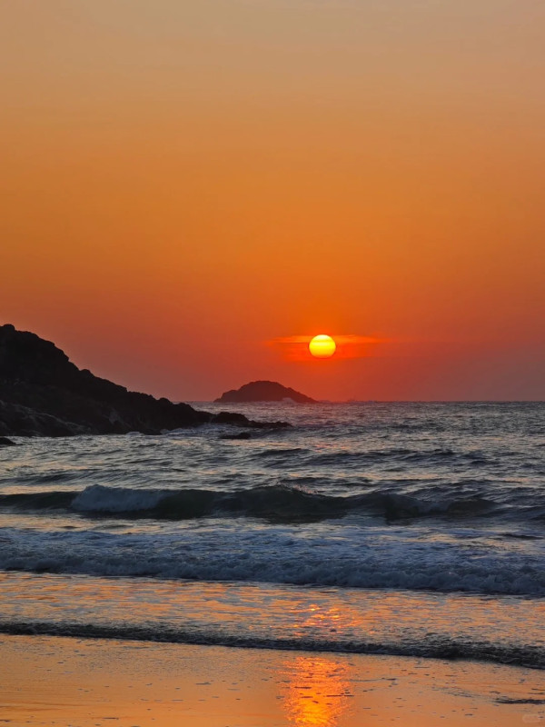 香港露營地點推薦 12. 鹹田灣營地（圖片來源：暴走的桃桃🍑@小紅書）