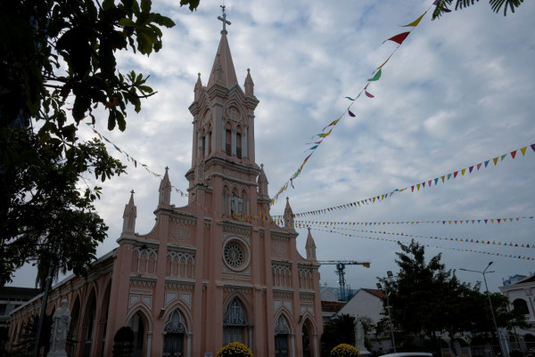 峴港大教堂（圖片來源：Facebook@Nhà thờ Chính Tòa Đà Nẵng）