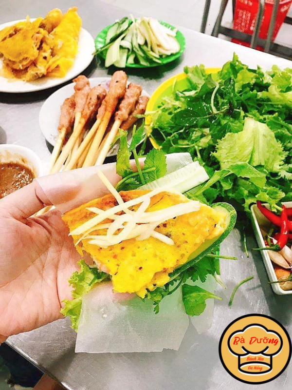 Bánh Xèo Bà Dưỡng的越南煎餅被稱為是峴港最好吃的煎餅。（圖片來源：Facebook@Bánh Xèo Bà Dưỡng）