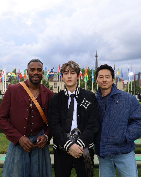 巴黎時裝周｜魏浚笙Jeffrey化身粉絲與各地男神集郵 被韓國巨星孔劉搭膊合照勁緊張 