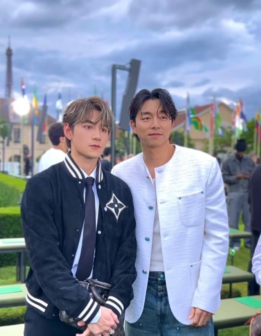 巴黎時裝周｜魏浚笙Jeffrey化身粉絲與各地男神集郵 被韓國巨星孔劉搭膊合照勁緊張 