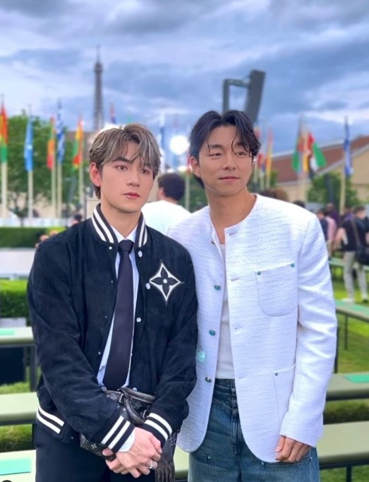 巴黎時裝周｜魏浚笙Jeffrey化身粉絲與各地男神集郵 被韓國巨星孔劉搭膊合照勁緊張 