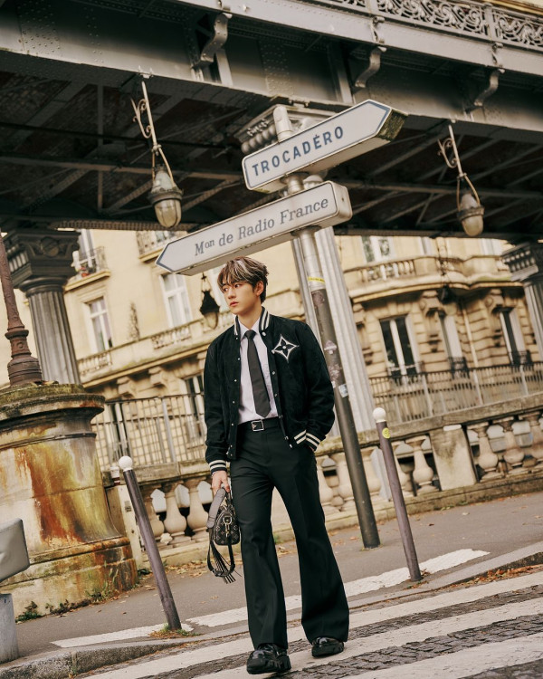 巴黎時裝周｜魏浚笙Jeffrey化身粉絲與各地男神集郵 被韓國巨星孔劉搭膊合照勁緊張 