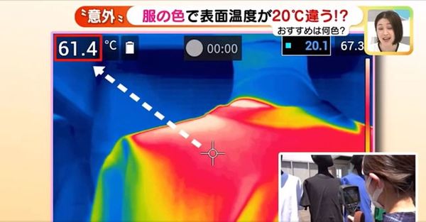 夏天着咩色最散熱？日本實測暴曬5分鐘差16度！專家推3色消暑 黑衫1情況下更涼