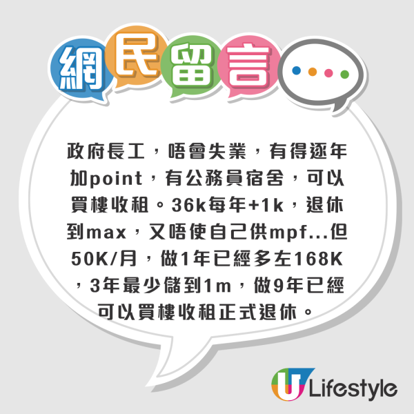 【打工仔轉工2揀1】36K政府工 VS 50K老本行!網友1原因秒選鐵飯碗