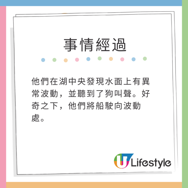 美國釣魚翁湖中垂釣零漁獲 卻意外「釣起」38隻落水狗 