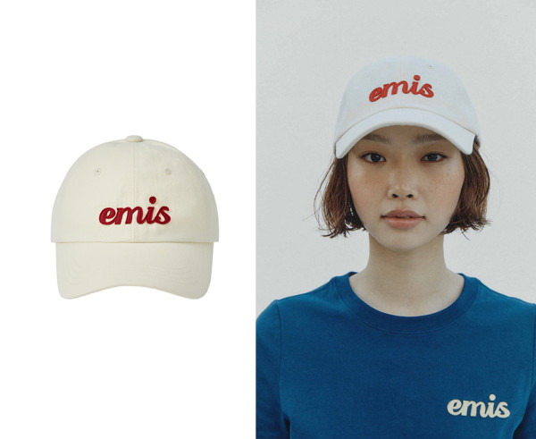 APPLIQUE BALL CAP-CREAM 49,000 KRW