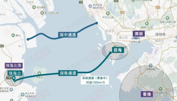 深中通道（圖片來源：深圳都市圈）