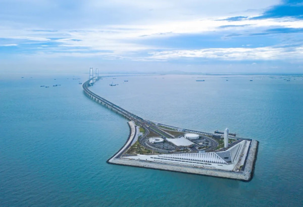深中通道西人工島（圖片來源：深中通道管理中心官方微信）