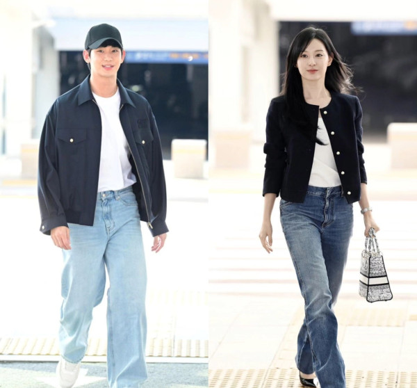 網列金秀賢、金智媛秘戀5大證據2：情侶衫