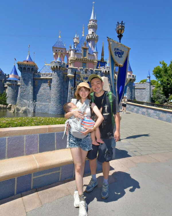 孫慧雪美國旅行再解鎖湊仔新技能 每日孭住細仔四圍走 網友戥佢辛苦