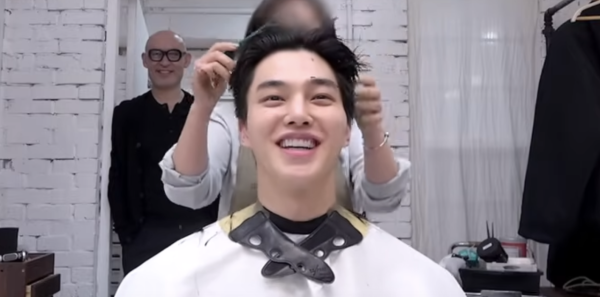 宋江剃頭過程/圖片來源:나무엑터스 NAMOOACTORS OfficialYouTube截圖