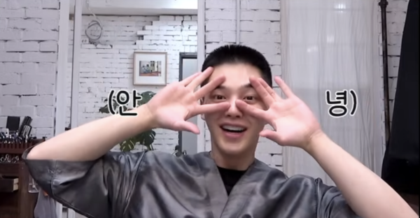 宋江剃頭過程/圖片來源:나무엑터스 NAMOOACTORS OfficialYouTube截圖