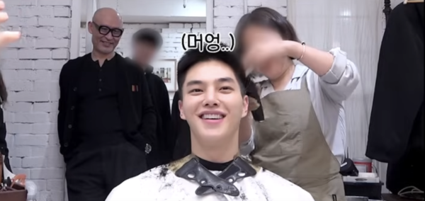 宋江剃頭過程/圖片來源：나무엑터스 NAMOOACTORS OfficialYouTube截圖