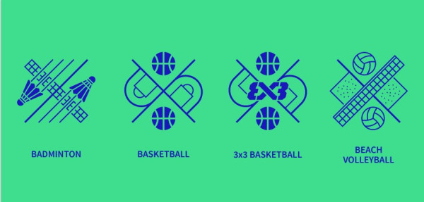 2024年巴黎奧運會體育圖標（圖片來源︰press.paris2024.org）