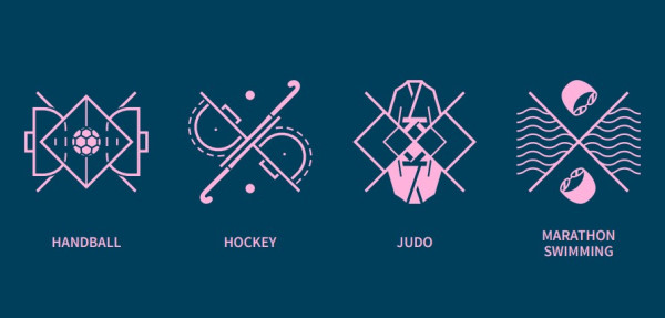 2024年巴黎奧運會體育圖標（圖片來源︰press.paris2024.org）
