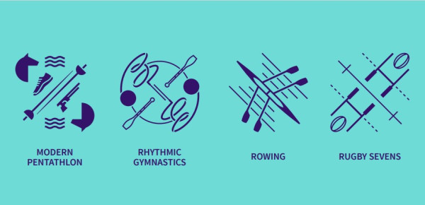2024年巴黎奧運會體育圖標（圖片來源︰press.paris2024.org）